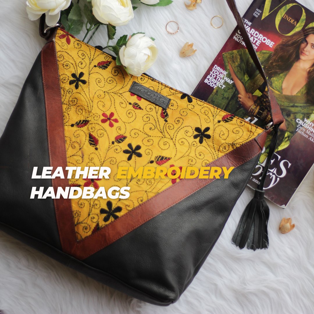 Women's Handcrafted Chennai Print Weekender Bag (Black) – Maheejaa