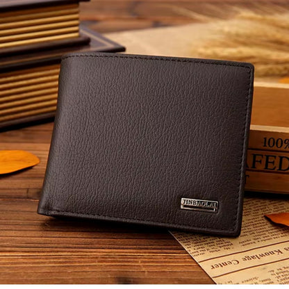 Genuine Cowhide Leather Luxury Purse Bifold Leather Wallets for Men