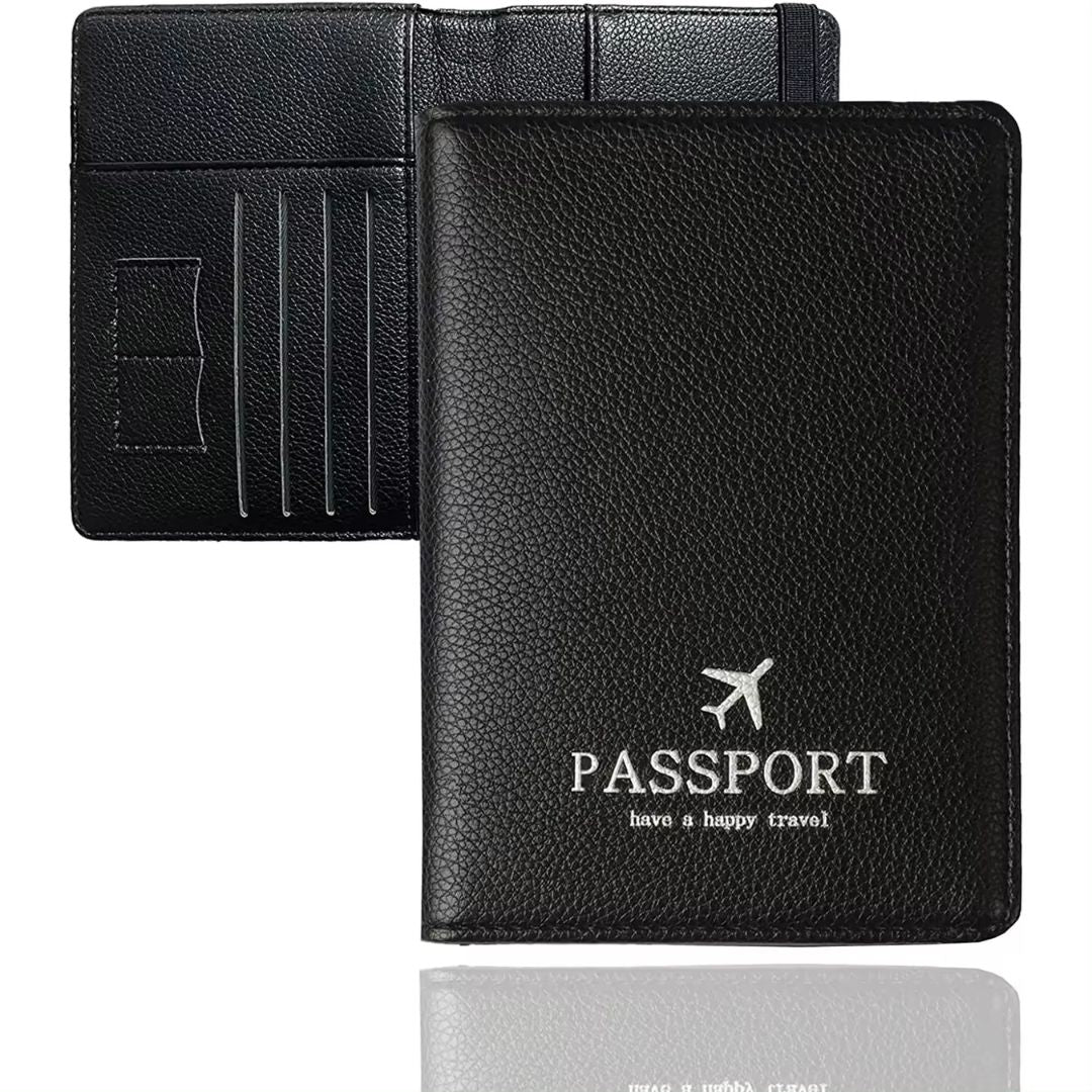 Passport Holder Wallet Travel Accessories Leather for Men