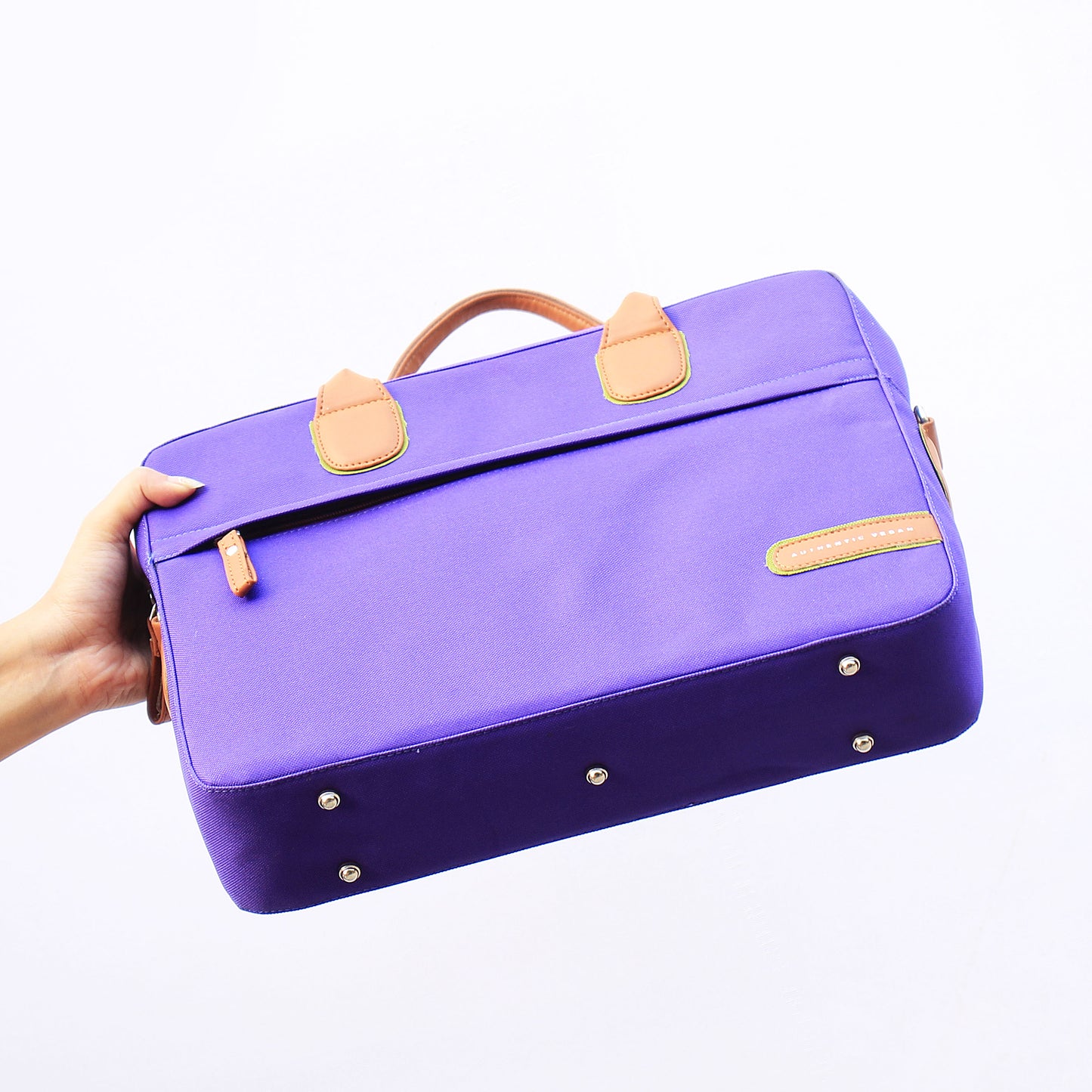 The Everyday All Purpose Laptop Bag Purple - Authentic Vegan