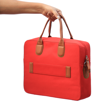 The Everyday All Purpose Laptop Bag Red - Authentic Vegan
