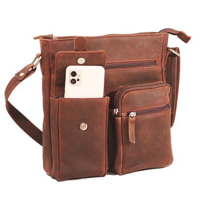 Unisex Sling Bag with Mobile Compartment
