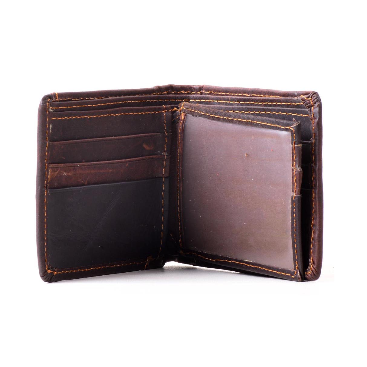 Handcrafted Hunter Leather Men's Wallet Grunge