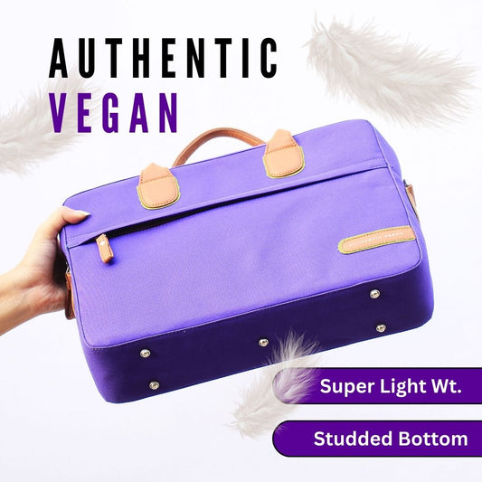 The Everyday All Purpose Laptop Bag Purple - Authentic Vegan