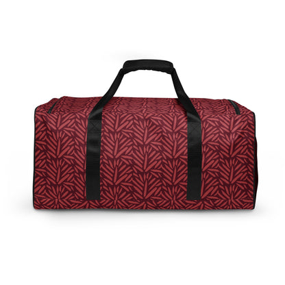 Duffle Bag Weekender Gym Bag - Red Forest