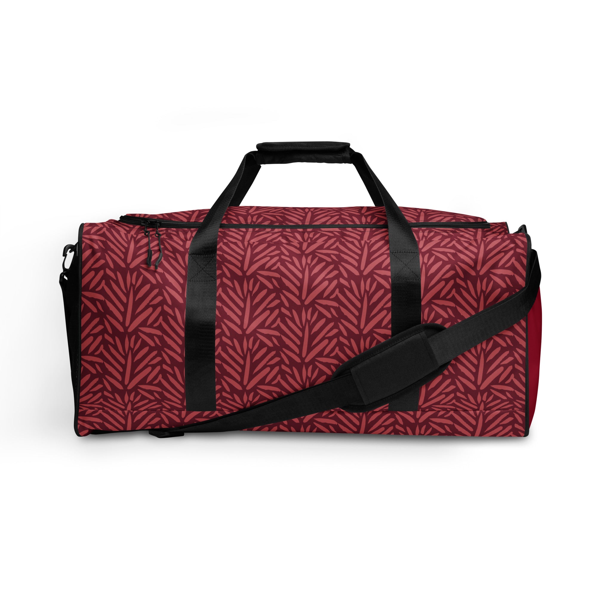 Red Canvas Duffel Bag, Fully Lined Washable, Gym Bag, Yoga Bag, Unisex  Sports Bag, Duffle Bag, Overnight Bag, Travel Bag, Pockets Bag, Cute - The  Art