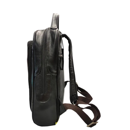 Leather Backpack - Black