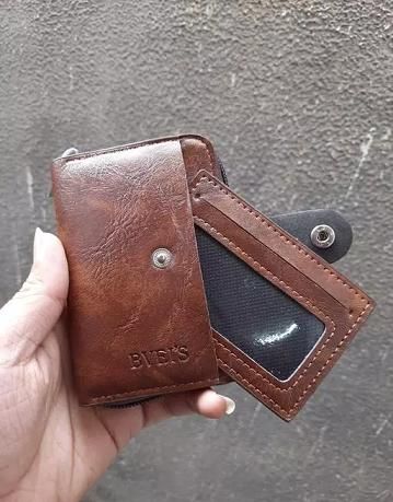 LODIS Card Wallet BLACK Genuine Leather Coupon Holder Receipts Organizer  RARE | eBay