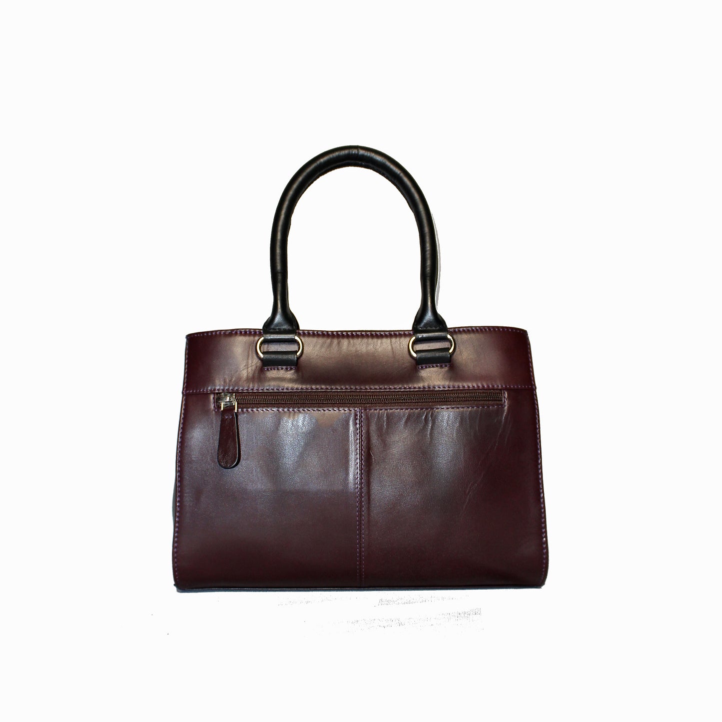 Genuine Leather-Kantha Handcrafted Rectangular Crossbody Bag (Violet)