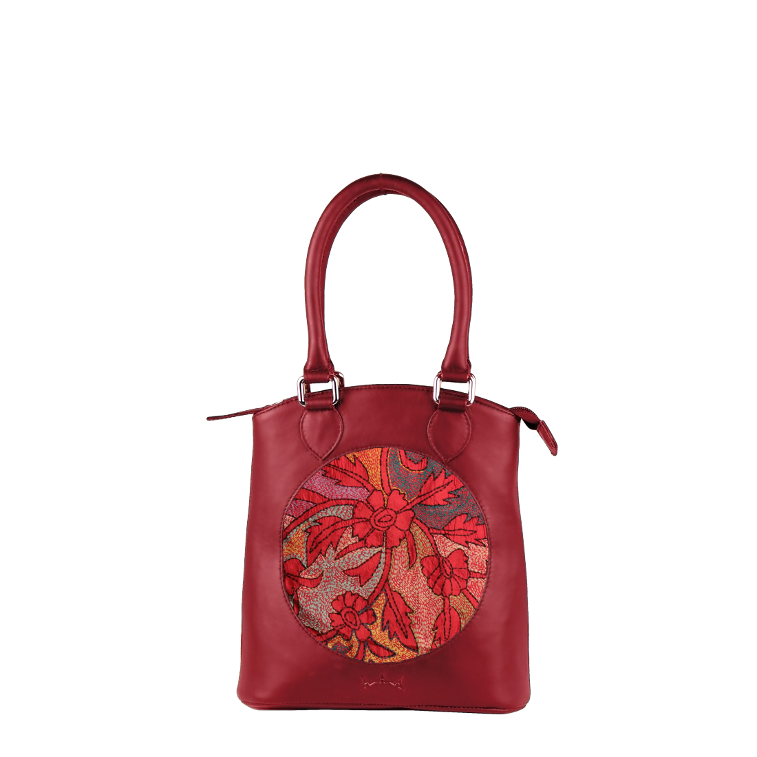 Genuine Leather Women's Mini Handbag - Red