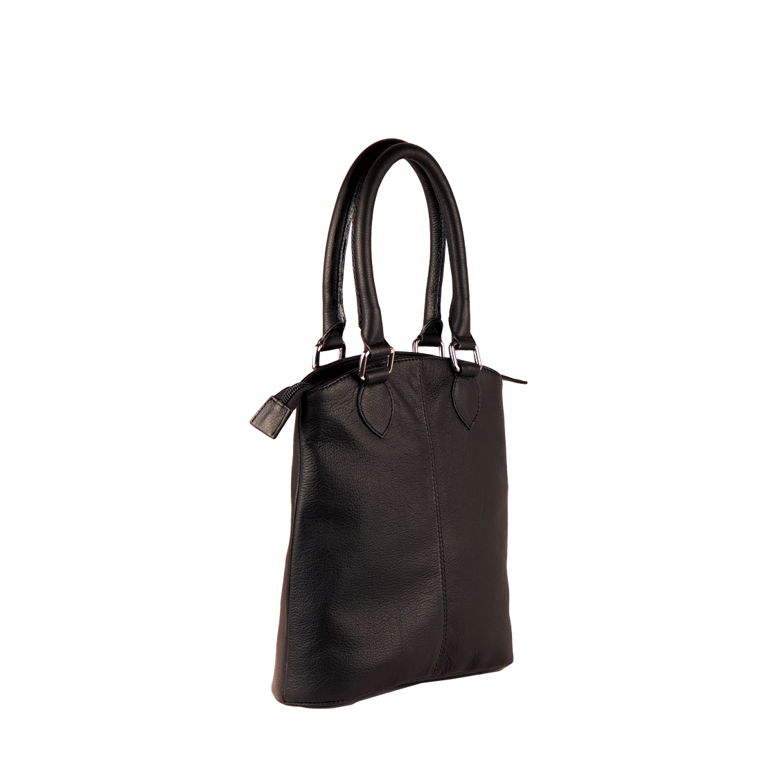 Genuine Leather Handcrafted Mini handbag Women (Black)